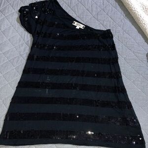 Subtle Luxury Black Sequin Embellished Garment